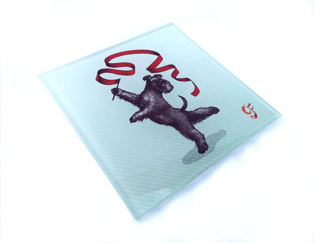 Glass coaster