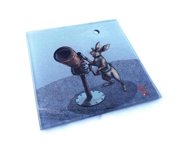 Glass coaster