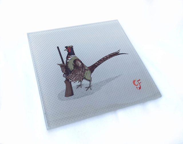 Glass coaster