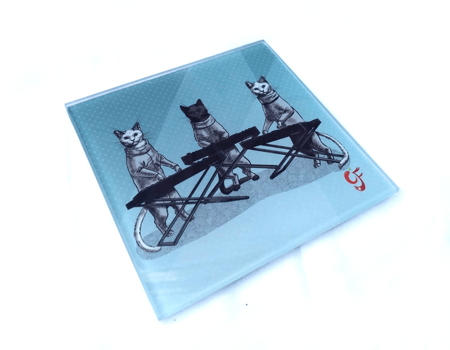 Glass coaster